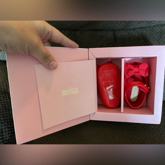 NWT MINI MELISSA My First Mini Melissa Baby Ultragirl Mary Jane Flat Size 3 - Picture 13 of 15